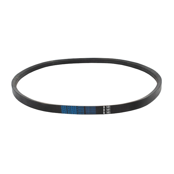 D&D D141 Classical V-Belt, 146 in Outside Length, 1 1/4 in Top Width, 1 Ribs D141 - main